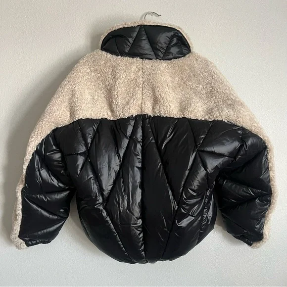 NWOT Heartloom Solas Puffer Sherpa coat - Picture 7 of 8